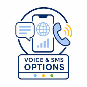Voice and SMS options