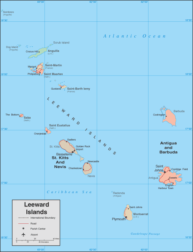 St Barths Map
